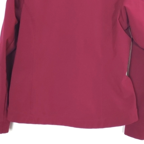The North Face Windwall Apex Jacket Women's Softshell Fleece Lined Berry Medium - Picture 8 of 14